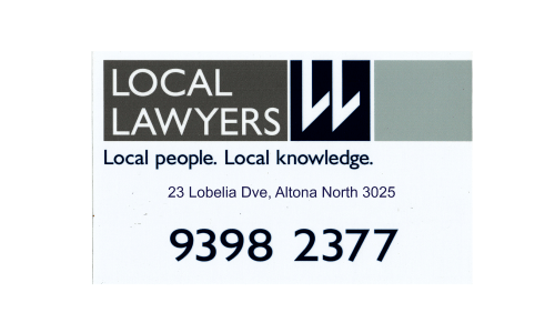 WBC sponsors - Local Lawyers