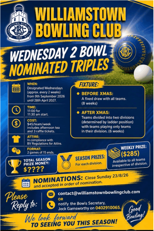 Poster for Nomm Triples invitation 2026